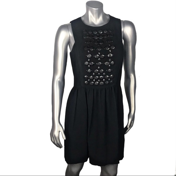 Tibi Dresses & Skirts - Tibi Black Sleeveless Beaded Dress Size 10 B-AA